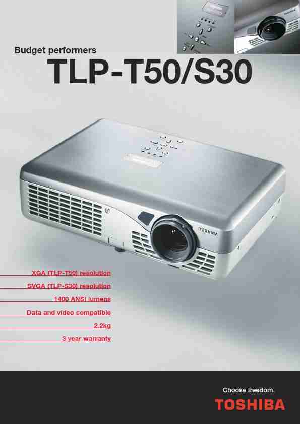 Toshiba Projector TLP-S30-page_pdf